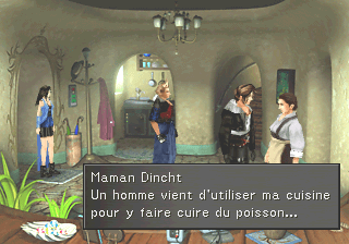 Chez Zell dans la cuisine il y a une étrange fumée qui sent le poisson